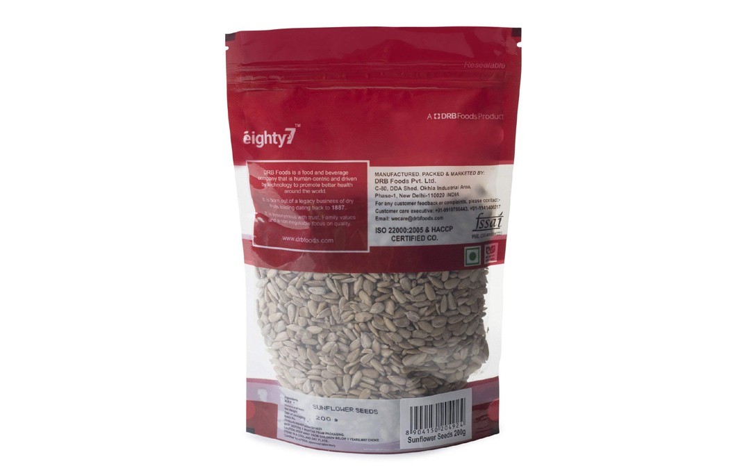 Eighty7 Sunflower Seeds    Pack  200 grams